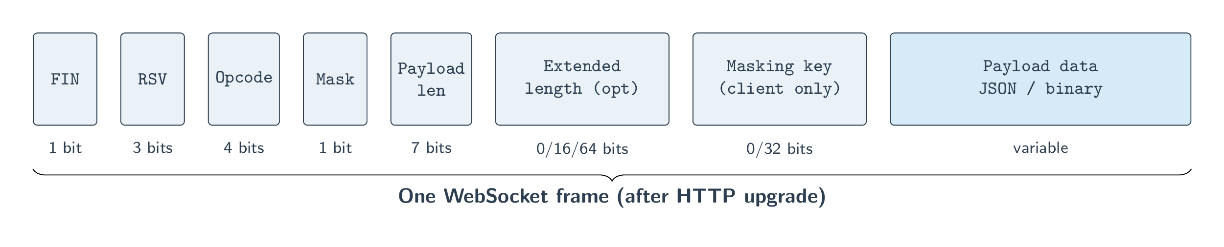 WebSocket frame layout